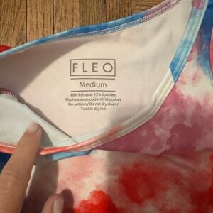 FLEO Crop Tank Top Sz M